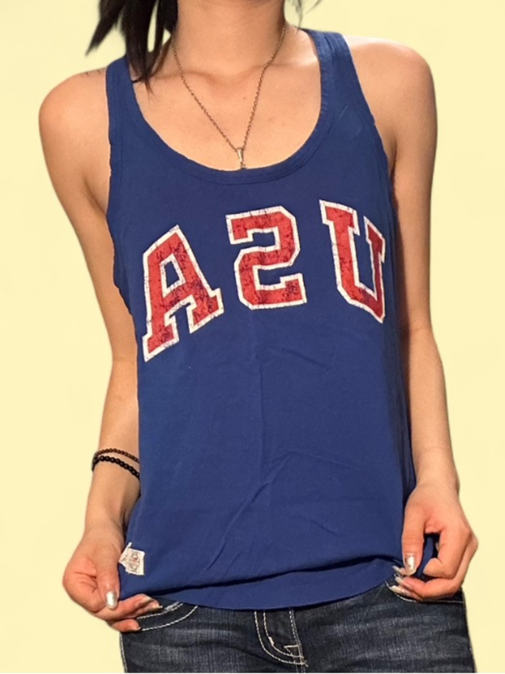 Polo Ralph Lauren Blue USA Tank Top
